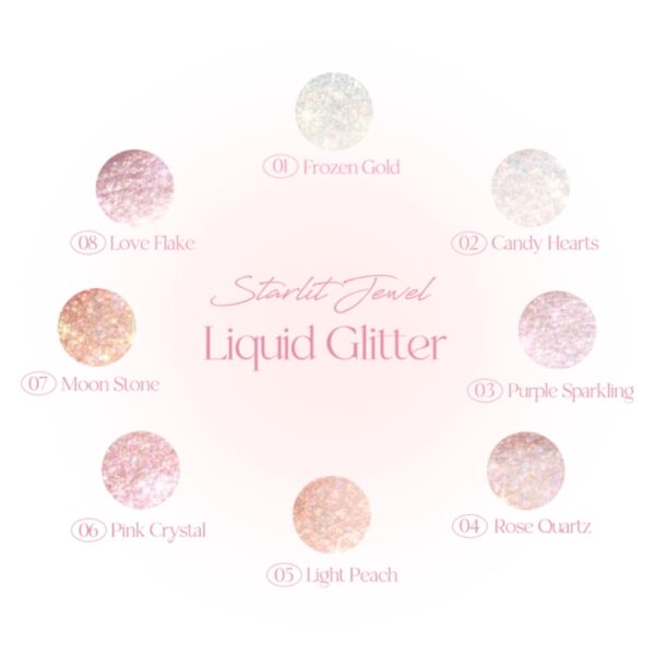 Dasique Starlit Jewel Liquid Glitter [#07 Moon] - Image 6