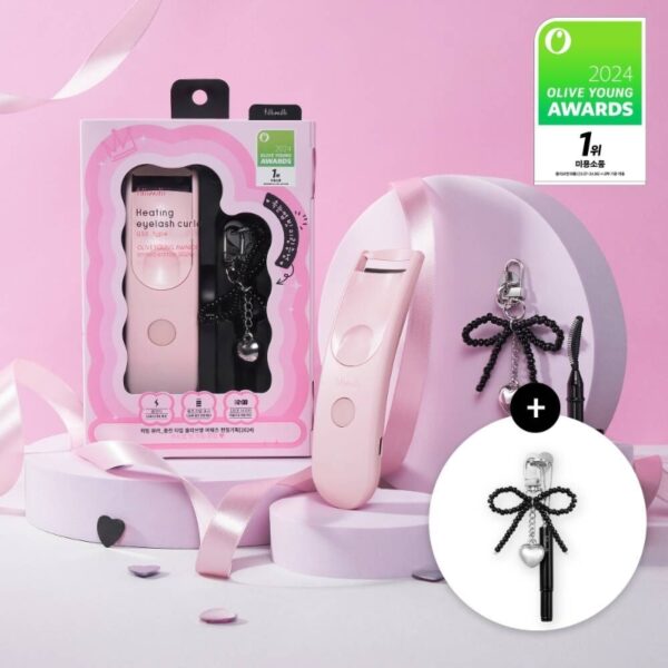 Heating Eyelash Curler [#USB Type](+Eyelash comb keyring)