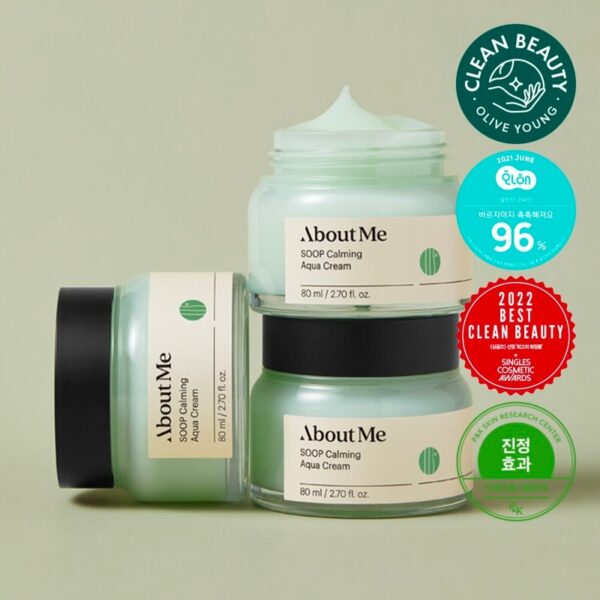 NEW💖 About Me Soop Calming Aqua Cream 80mL