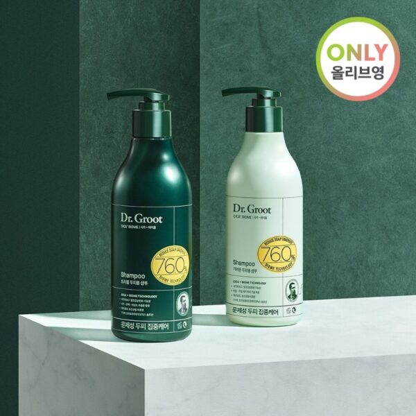 Dr. Groot Cica+ Biome Shampoo For Trouble Scalp Set - Image 6