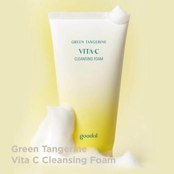 goodal Green Tangerine Vita C Cleansing Foam - Image 3