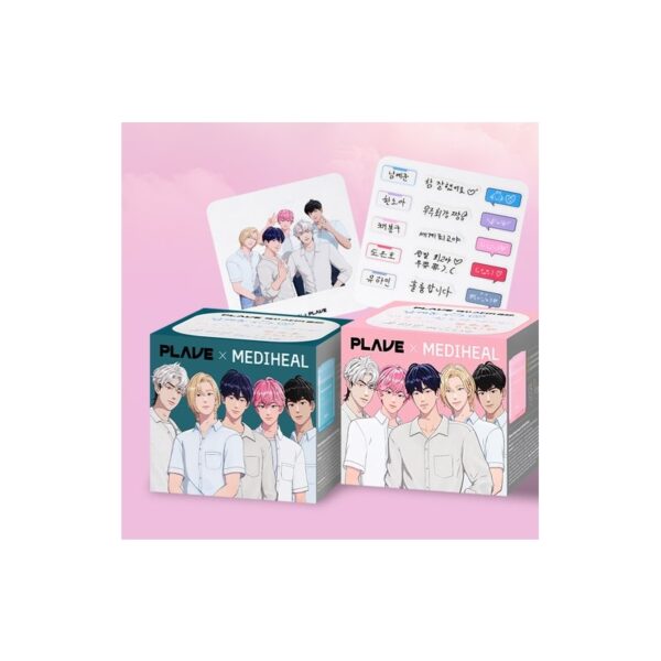 Plave Edition 💖 MEDIHEAL Collagen Ampoule pad [#100pads] (+2 sticker)