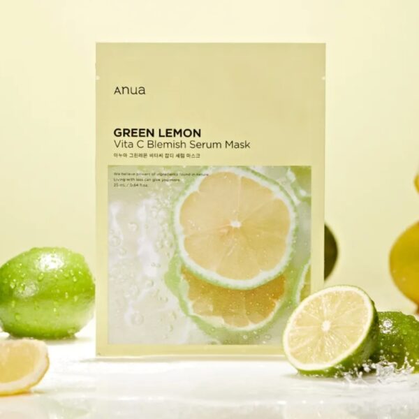 Anua Green Lemon Vita C Blemish Serum Mask [#10masks]