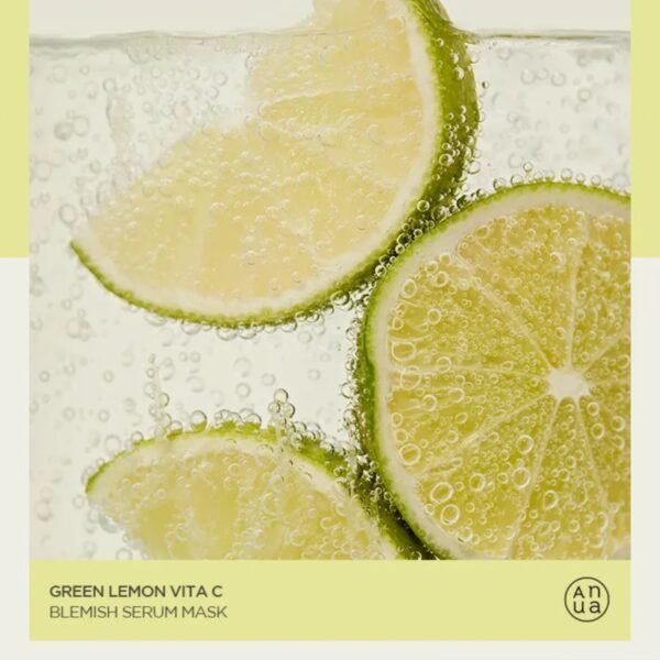 Anua Green Lemon Vita C Blemish Serum Mask [#10masks] - Image 3