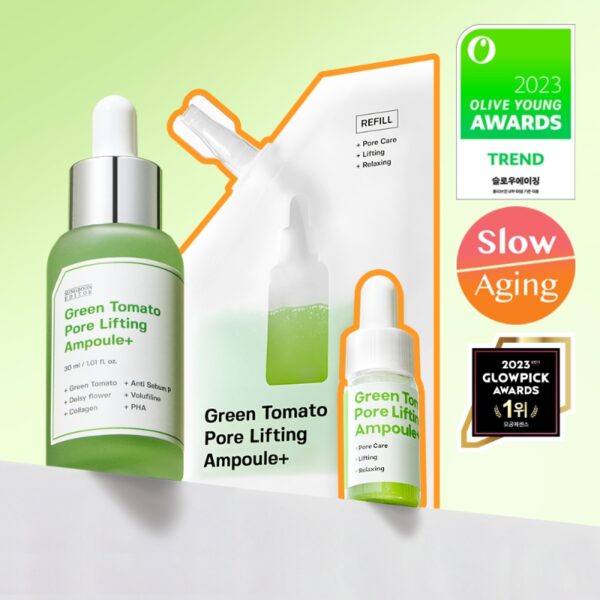 Sungboon editor Green Tomato Pore Lighting Ampoule 70ml Set