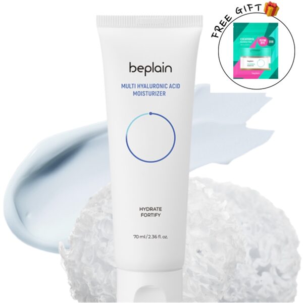 Beplain Multi Hyaluronic Acid Cream 70mL (+ Cicaterol Blemish 10Pads)