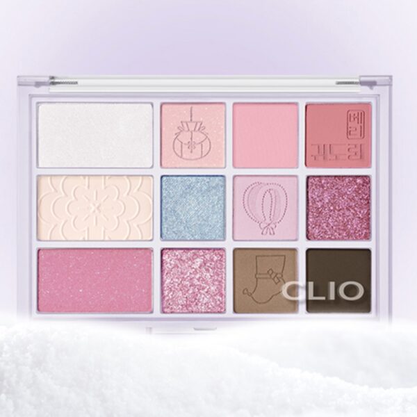 NEW❤️ Clio Shade & Shadow Palette [#6 Berry Guidori] (+Brush)