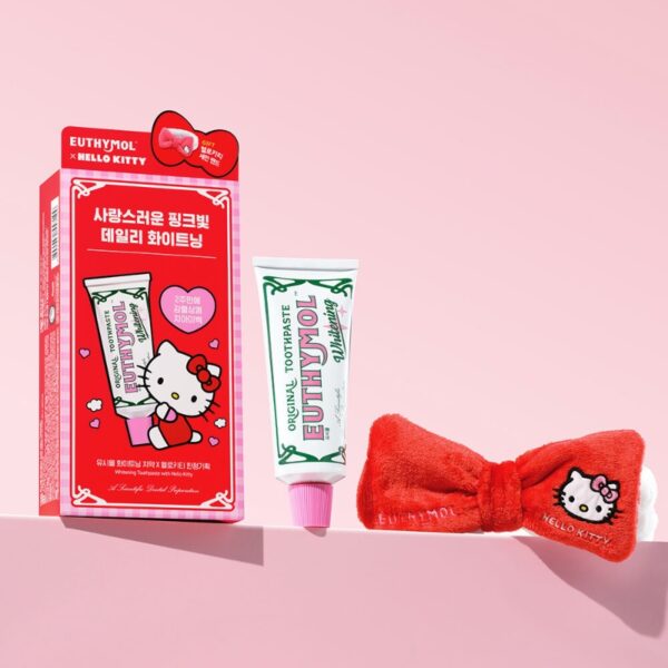 EUTHYMOL Whitening Toothpaste 106g (+Hello Kitty Band) - Image 2