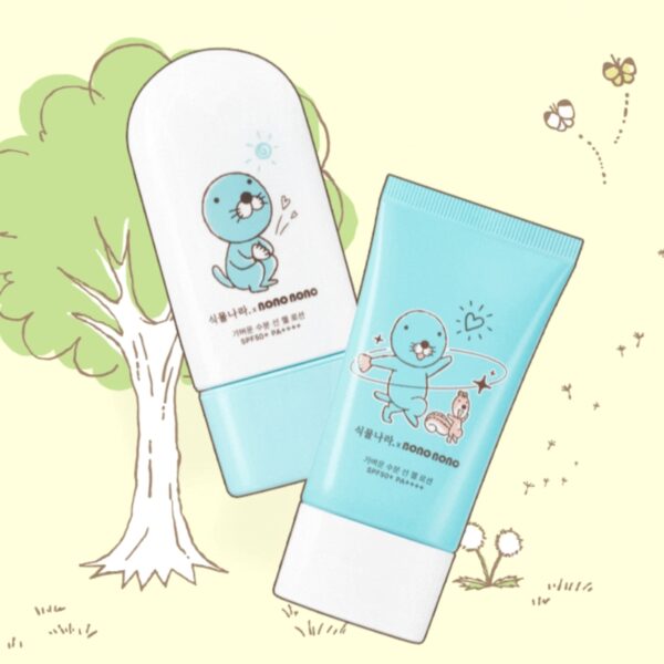 BONOBONO X Shingmulnara Water Light Sun Gel Lotion 60ml Double Pack Set (+Cooler Bag+picnic mat) - Image 3