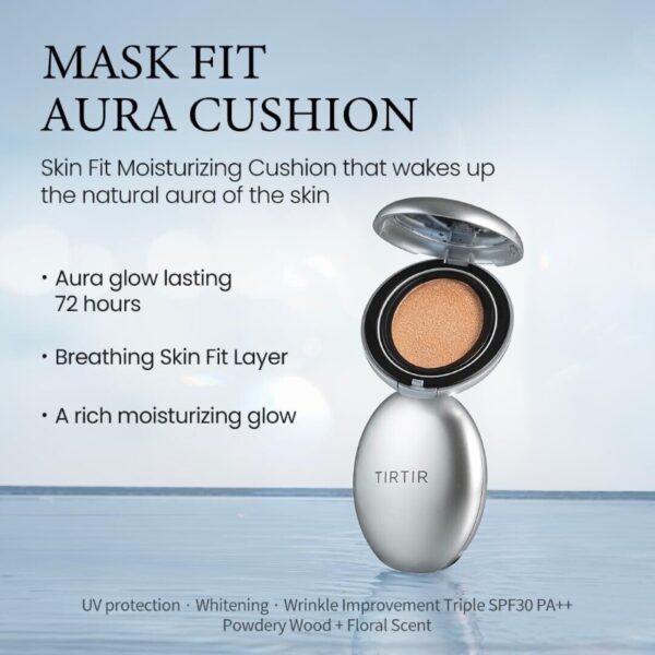 NEW💖 TIRTIR Mask Fit Aura Cusion SPF30 PA++ mini [#3 Colors] - Image 4