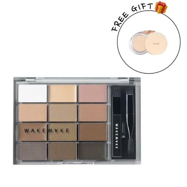 WAKEMAKE Soft Drawing Brow Palette (+conceal pot)