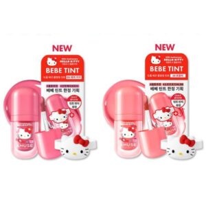 Hello Kitty 💖 AMUSE Bebe Tint Set [#2 Colors] (+Ring)