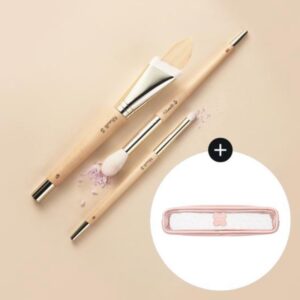 Fillimilli Glow Fitting Base Makeup Brush 3 Set (+pouch)