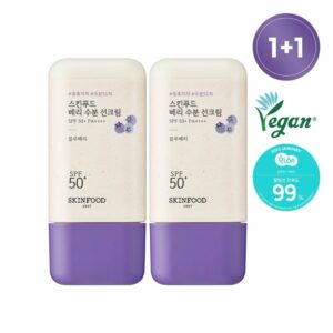 SKINFOOD Berry Moisturizing Sun Cream 50mL SPF50+ PA++++ Duo Set