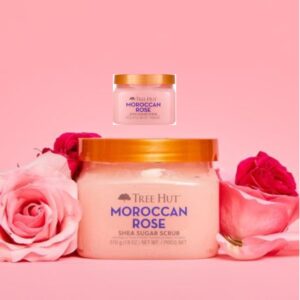 TREE HUT Shea Sugar Scrub [#Moroccan Rose] (+Moroccan Rose 90g)