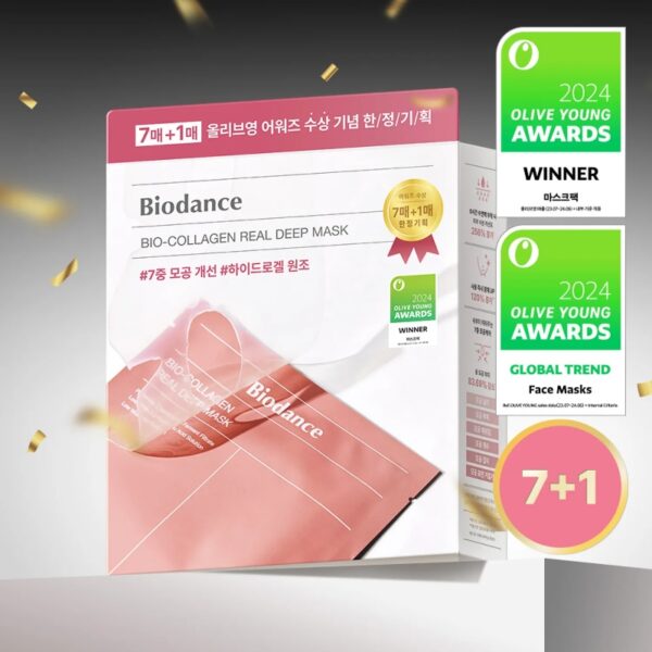 BIODANCE Bio-Collagen Real Deep Mask Sheet 8p (+10 pads)