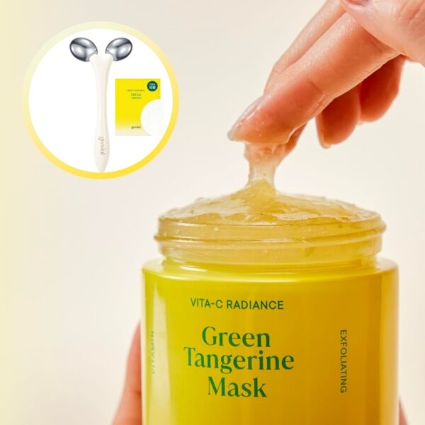 goodal Green Tangerine Mask 110g (+roller massager+Toner 10Pads)