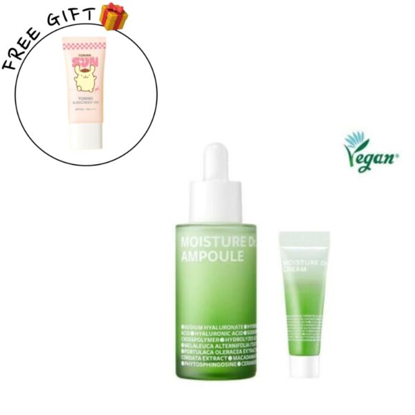 ISOI Moisture Dr. Ampoule & Cream Set (+pompompurin Cell Fusion C Toning Sunscreen 25ml)