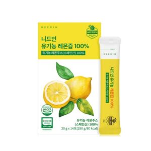 NEEDIN 100% organic lemon juice [#14 packs]