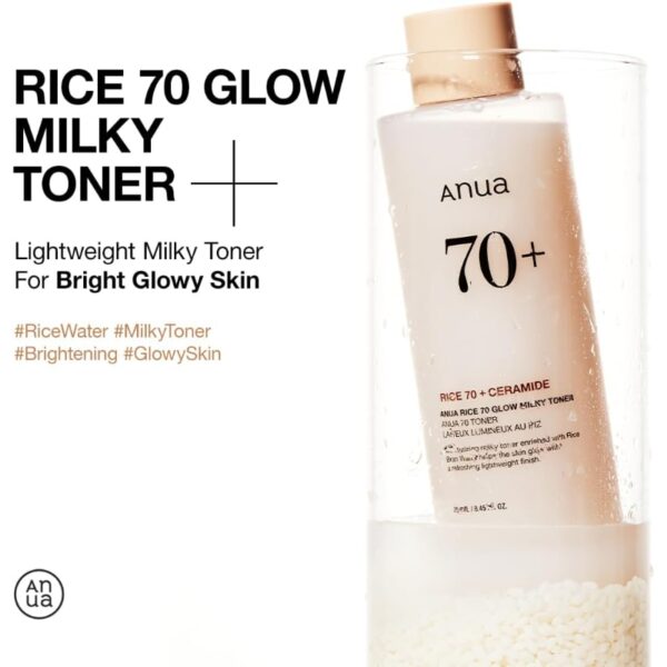 Anua Rice 70 Glow Milky Toner - Image 2