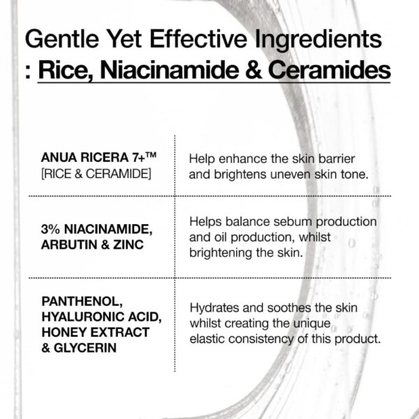 Anua 7 Rice Ceramide Hydrating Barrier Serum - Image 5