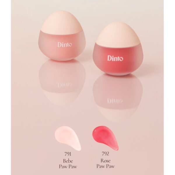 Dinto Chubby Mocchi Jelly Paw Paw Lip Mask [#2 Colors] (+Mini Lip Tint + Spatula) - Image 4