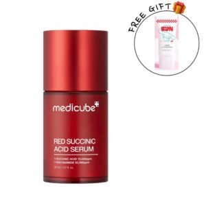 Medicube Red Succinic Acid Serum (+cell fusionC sunscreen Cinnamoroll)