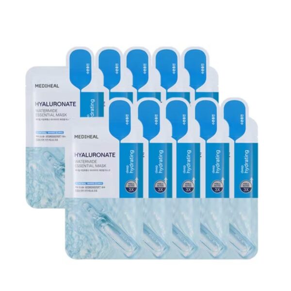 MEDIHEAL Hyaluronate Watermide Essential Mask Set [#12 Masks]