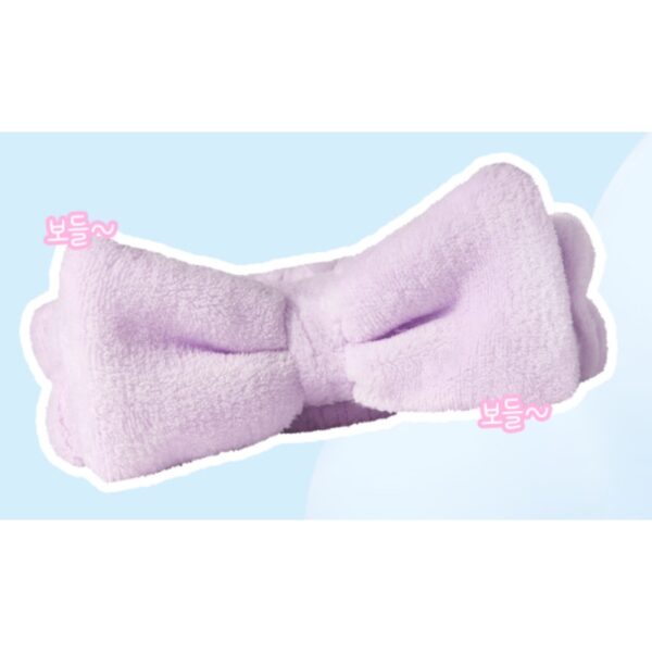 LOVELY WASH SPA HEAD BAND [#Ribbon Purple]