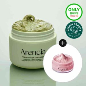 Arencia Fresh Green Rice Mochi Cleanser 120g Set (+Rosehip Cleanser 15g)