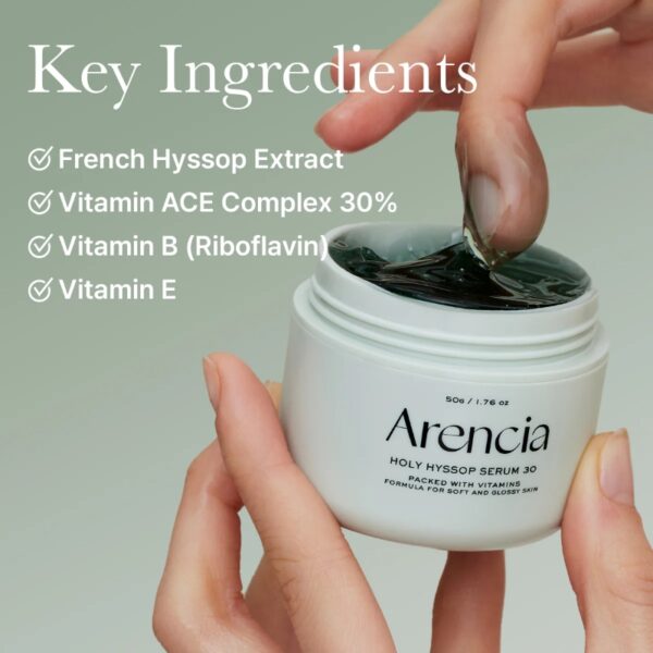 Arencia Holy Hyssop Serum30 Set 50g (+20ml) - Image 2