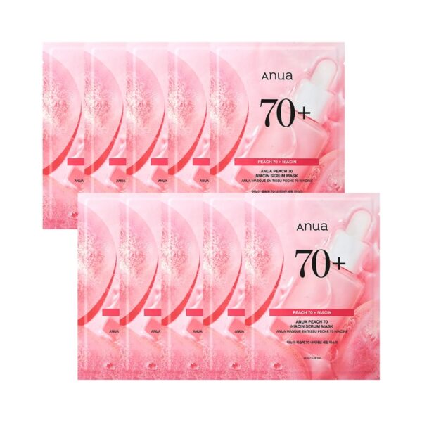 Anua Peach 70 Niacin Serum Mask Set [10 Masks] - Image 3