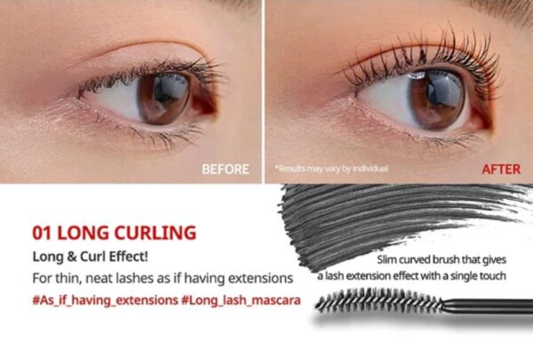 Clio Kill Lash Superproof Mascara Special 1+1 Set [#01 Long Curling](+mini) - Image 2