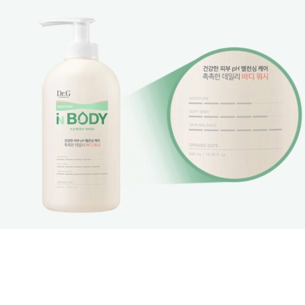 Dr.G Moisture In Body 5.0 Body Body Wash 500mL - Image 4