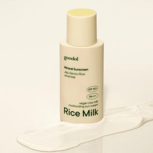 Goodal Vegan Rice Milk Mineral Sunscreen SPF 50+ PA++++ 50ml - Image 2