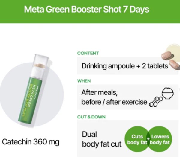 VITAL BEAUTIE Meta Green Booster Shot 7 Day - Image 5