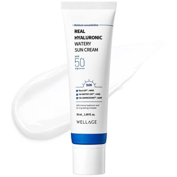 WELLAGE Hyaluronic Watery Sun Cream SPF50+PA++++