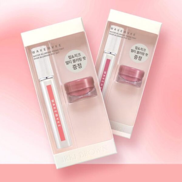 WAKEMAKE Blurring Fixing Tint Set (+Lip & Cheek Multi Blurring Pot)