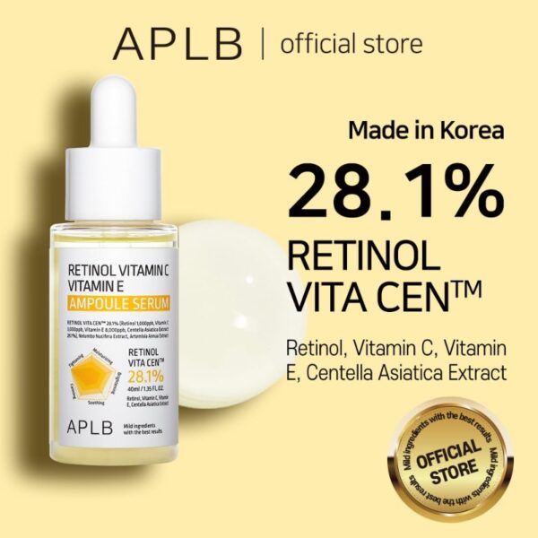 APLB Retinol Vitamin C Vitamin E Ampoule Serum - Image 2