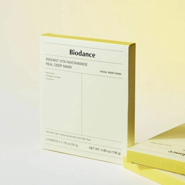 BIDANCE Radiant Vita Niacinamide Real Deep Mask Sheet [#4 Masks]