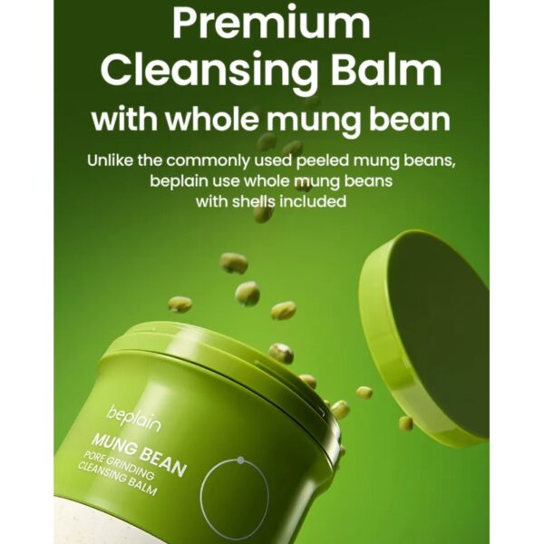 beplain Mung Bean Pore Grinding Cleansing Balm 100ml - Image 6