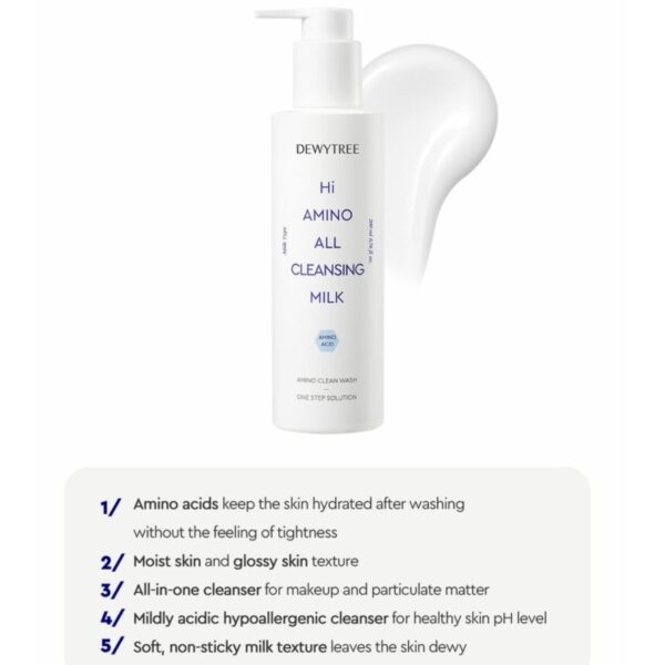 Dewytree Hi Amino All Cleansing Milk 1+1 Special Set - Image 3