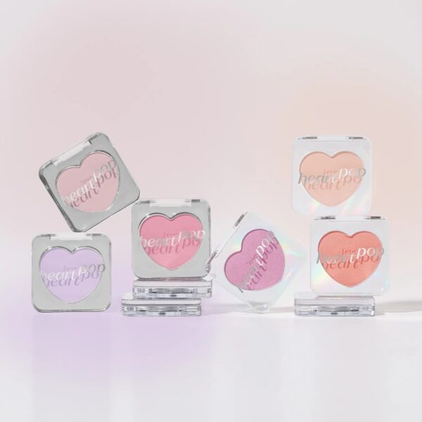 ETUDE Heart Pop Blusher Set [#8 Colors] (+Brush)