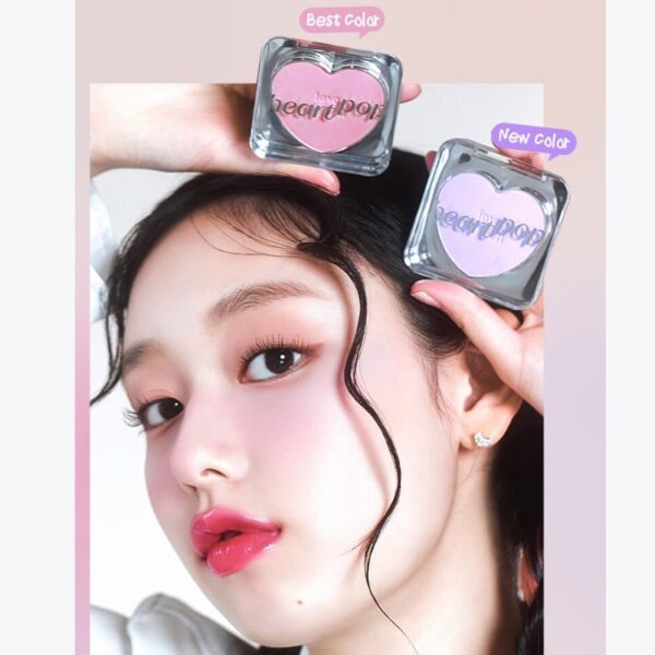 ETUDE Heart Pop Blusher Set [#8 Colors] (+Brush) - Image 5