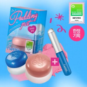 fwee Lip & Cheek Blurry Pudding Pot (+Silicone Lip Brush)