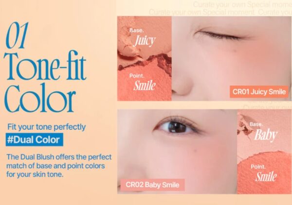 fwee Mellow Dual Blusher [#6 Colors] - Image 2