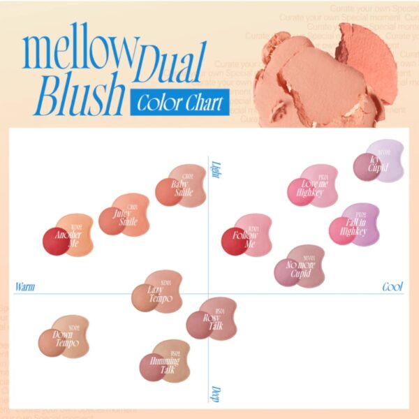 fwee Mellow Dual Blusher [#6 Colors] - Image 5