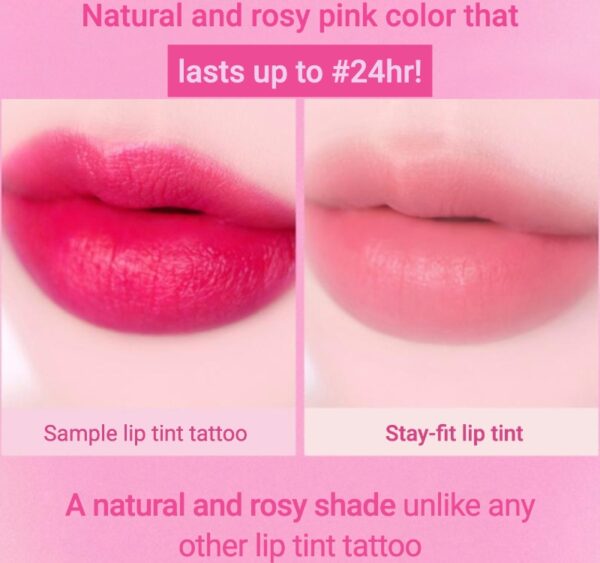 fwee Pink Obsession Stay-fit Lip Tint [#11 Colors] - Image 3