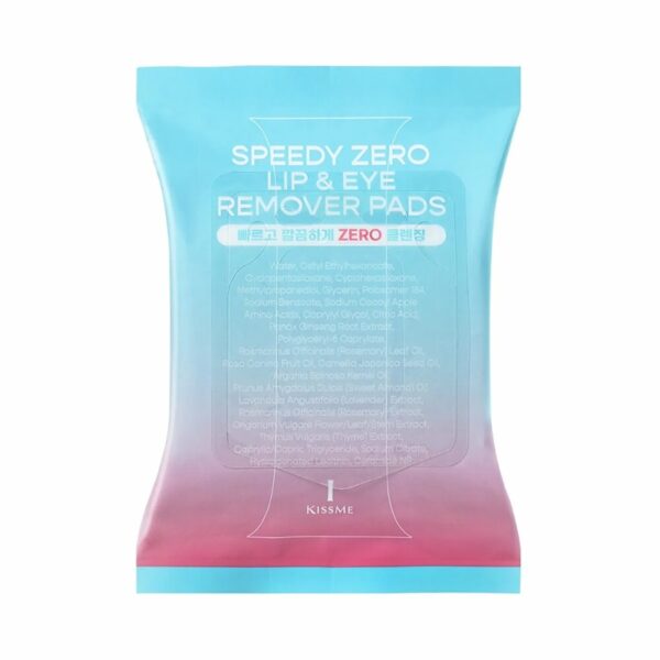 Kiss me Speedy Zero Lip & Eye Remover Pads