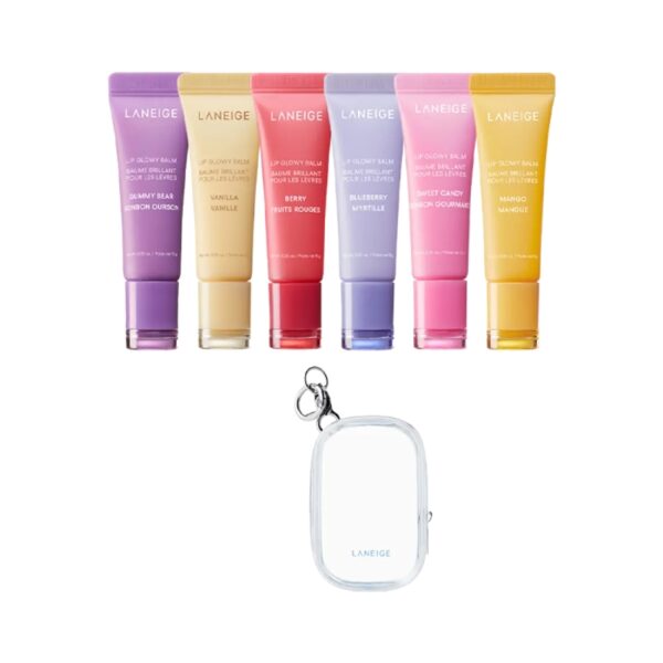 LANEIGE Lip Glowy Balm [#6 Type] (+Pouch Keyring)